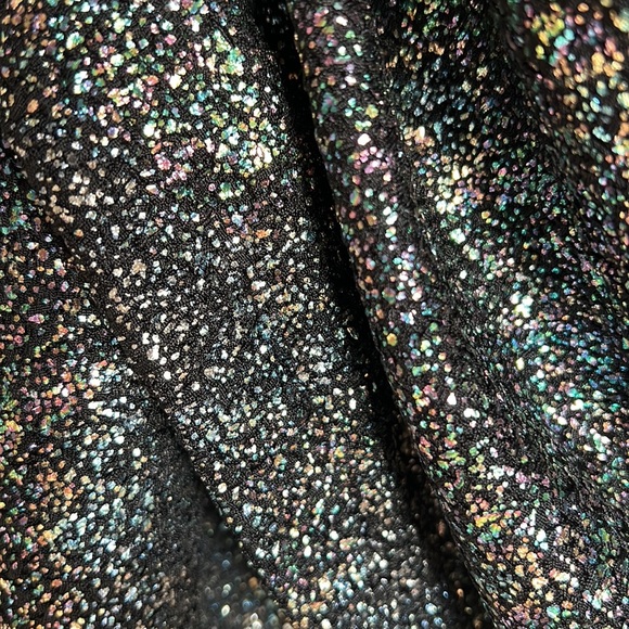 Zara CUT OUT MULTICOLORED GLITTER DRESS - Picture 8 of 9